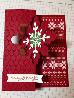 Snowflake Thinlit Card
