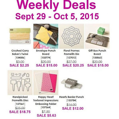 New WEEKLY DEALS again!
